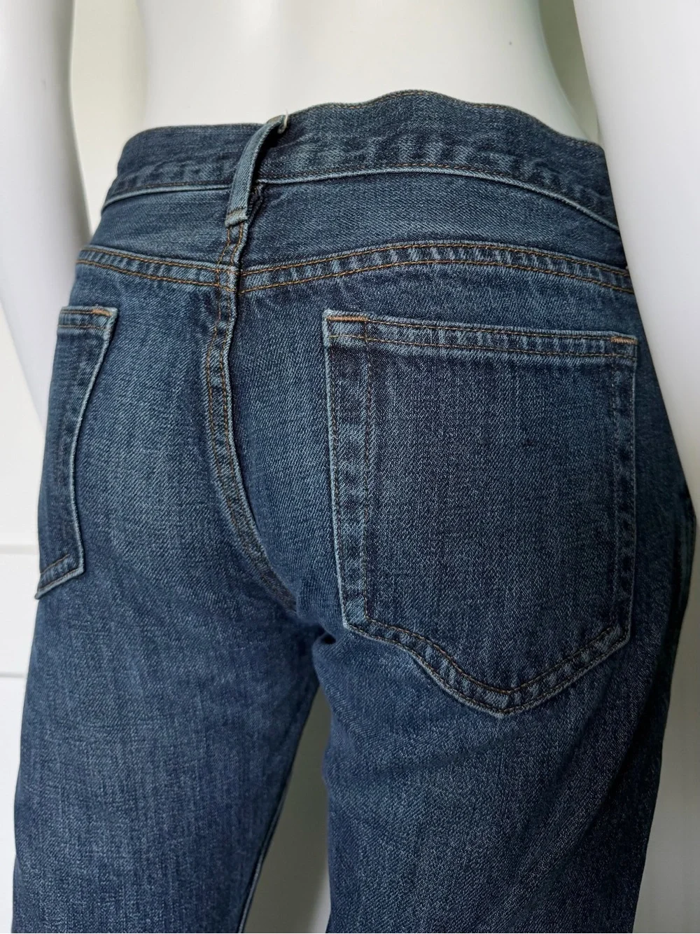 J. Crew 484 Straight Jeans in Dark Blue Indigo